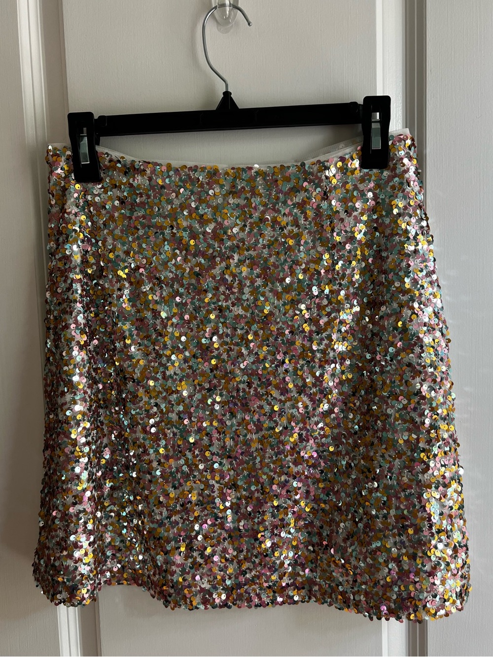 Multicolor Sequin Mini Skirt - Sparkling Party Skirt